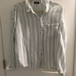 Blue Grey and White Shirt